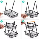 Cesta de Fruta 2 Andares Fruteira de Mesa Polihousi - Casa Farfelle