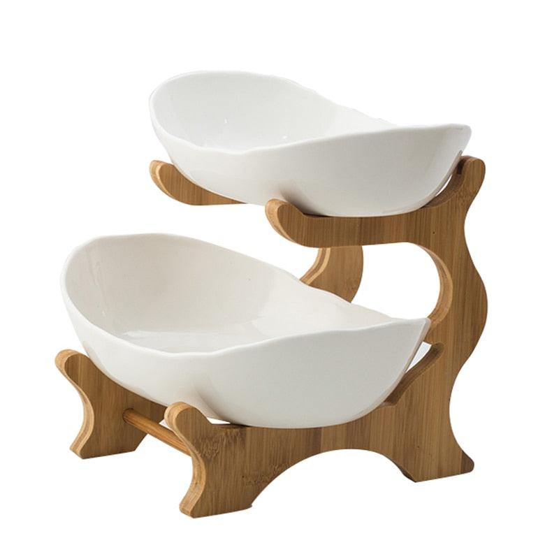 Fruteira de Mesa em Madeira - De 1 a 3 Camadas - Casa Farfelle