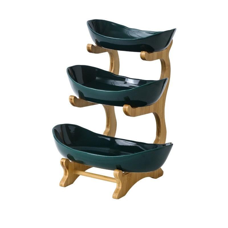 Fruteira de Mesa em Madeira - De 1 a 3 Camadas - Casa Farfelle
