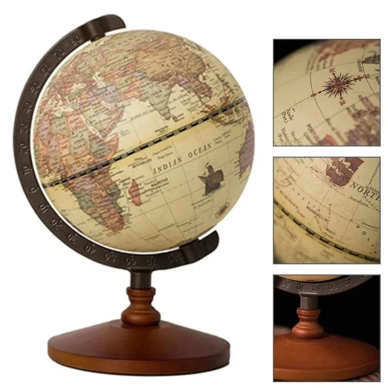 Globo Terrestre Decorativo Atlas - Casa Farfelle