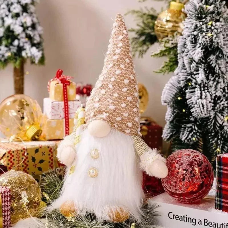 Gnomo de Natal Iluminado com Led para Decoração Lenogue - Casa Farfelle