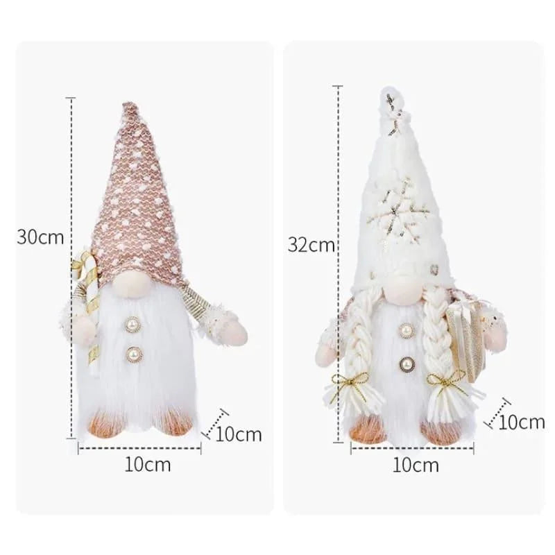 Gnomo de Natal Iluminado com Led para Decoração Lenogue - Casa Farfelle