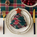 Guardanapos de Pano para Natal em Poliéster Reutilizáveis e Duráveis