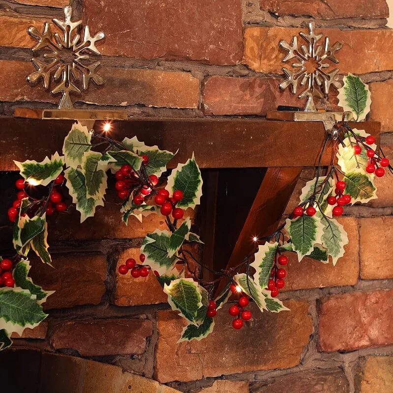 Guirlanda de Natal com  Pisca Pisca LED - Casa Farfelle