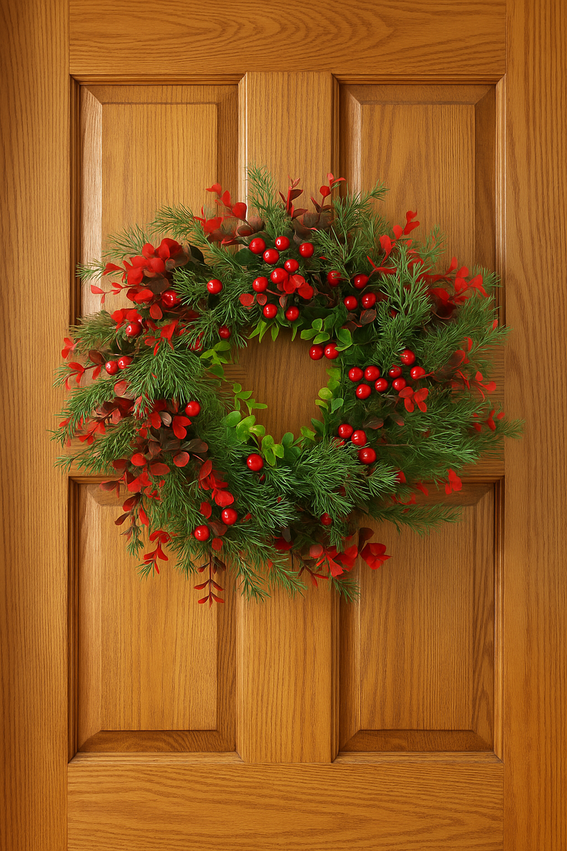Guirlanda de Natal Holiday - Decoração de Natal - Casa Farfelle