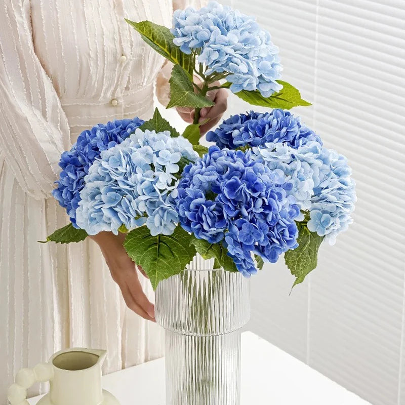 Hortênsia Artificial para Decoração 3 Peças - Casa Farfelle