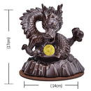 Incensário Cascata Dragão 7 Cores + 20 Incensos Cõnicos - Casa Farfelle