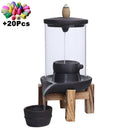 Incensário Cascata DropBowl + 20 Incensos Cônicos - Casa Farfelle