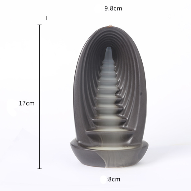 Incensário Cascata Wall River + 20 Incensos Cônicos - Casa Farfelle