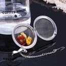 Infusor de Chá Esférico Inox com Corrente 4,5cm Casa Splendida - Casa Farfelle