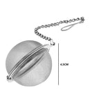 Infusor de Chá Esférico Inox com Corrente 4,5cm Casa Splendida - Casa Farfelle
