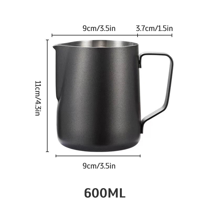 Jarra de Aço Inox para Espumar Leite Profissional - Casa Farfelle