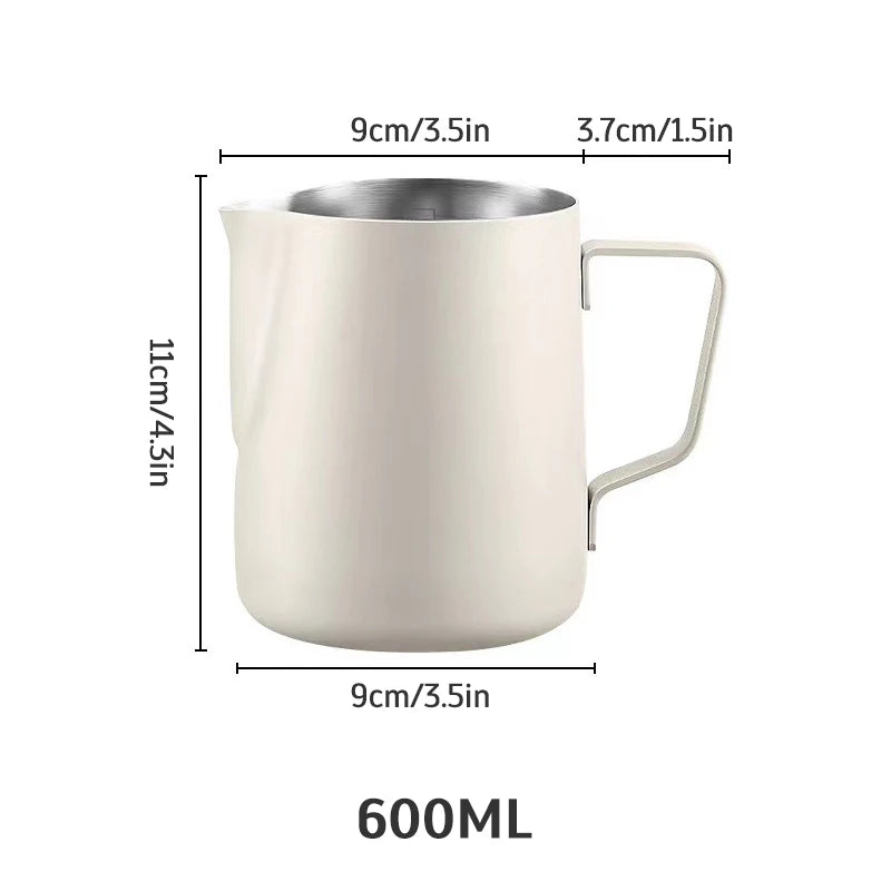 Jarra de Aço Inox para Espumar Leite Profissional - Casa Farfelle