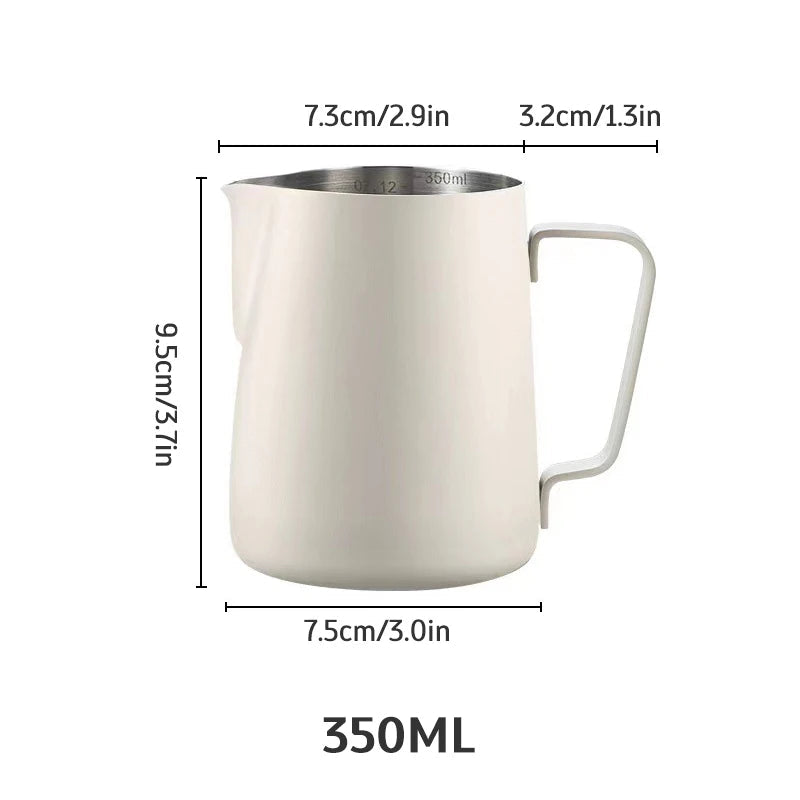 Jarra de Aço Inox para Espumar Leite Profissional - Casa Farfelle