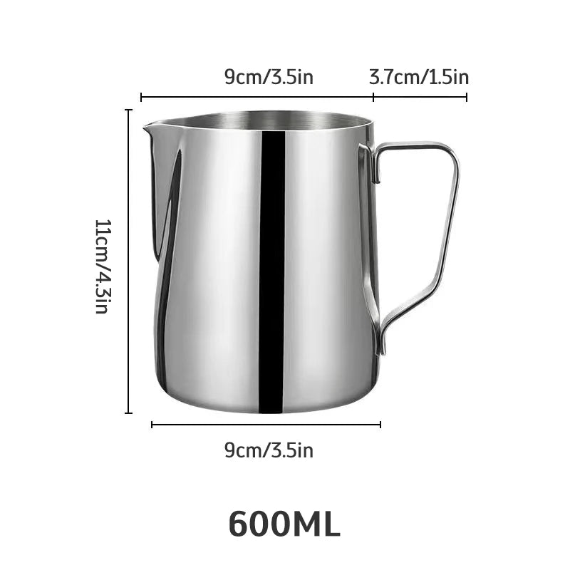 Jarra de Aço Inox para Espumar Leite Profissional - Casa Farfelle