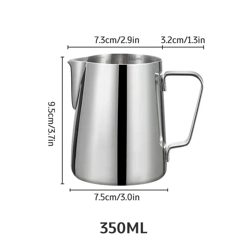 Jarra de Aço Inox para Espumar Leite Profissional - Casa Farfelle