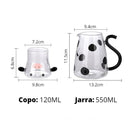 Jarra de Vidro Milkinha - Casa Farfelle