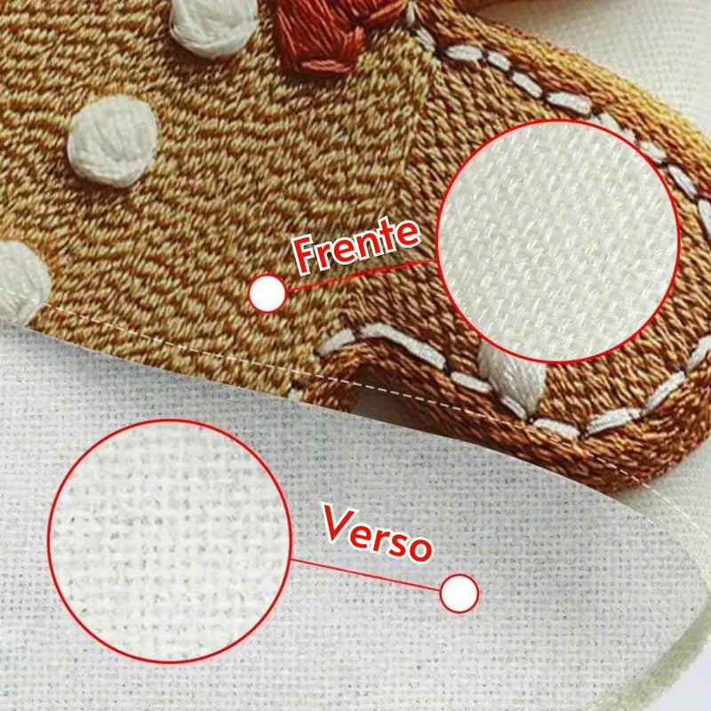 Jogo Americano de Natal Biscoito Artesanal – 4 Peças - Casa Farfelle