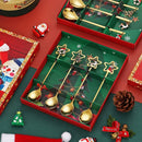 Jogo de Colheres para Sobremesa Decoração de Natal - Casa Farfelle