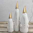 Kit 3 Enfeites de Natal Escandinavo com Pai Noel Decorativo - Casa Farfelle