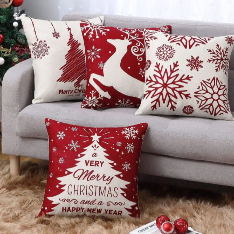 Kit 4 Capas Almofadas de Natal - Casa Farfelle