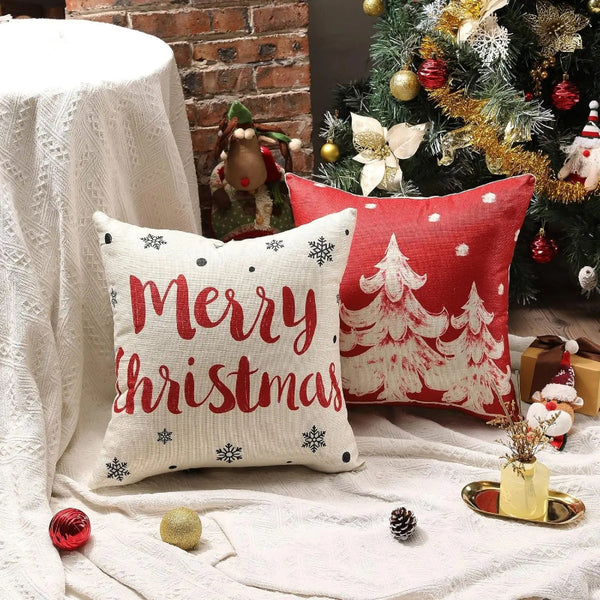 Kit 4 Capas de Almofadas Natal - Casa Farfelle