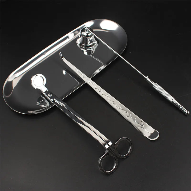 Kit Acessórios para Velas em Inox - Casa Farfelle