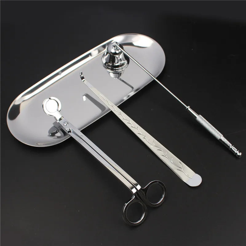 Kit Acessórios para Velas em Inox - Casa Farfelle