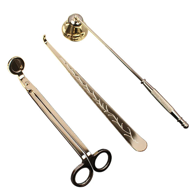 Kit Acessórios para Velas em Inox - Casa Farfelle