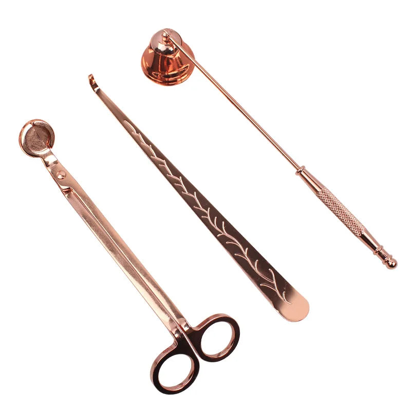 Kit Acessórios para Velas em Inox - Casa Farfelle