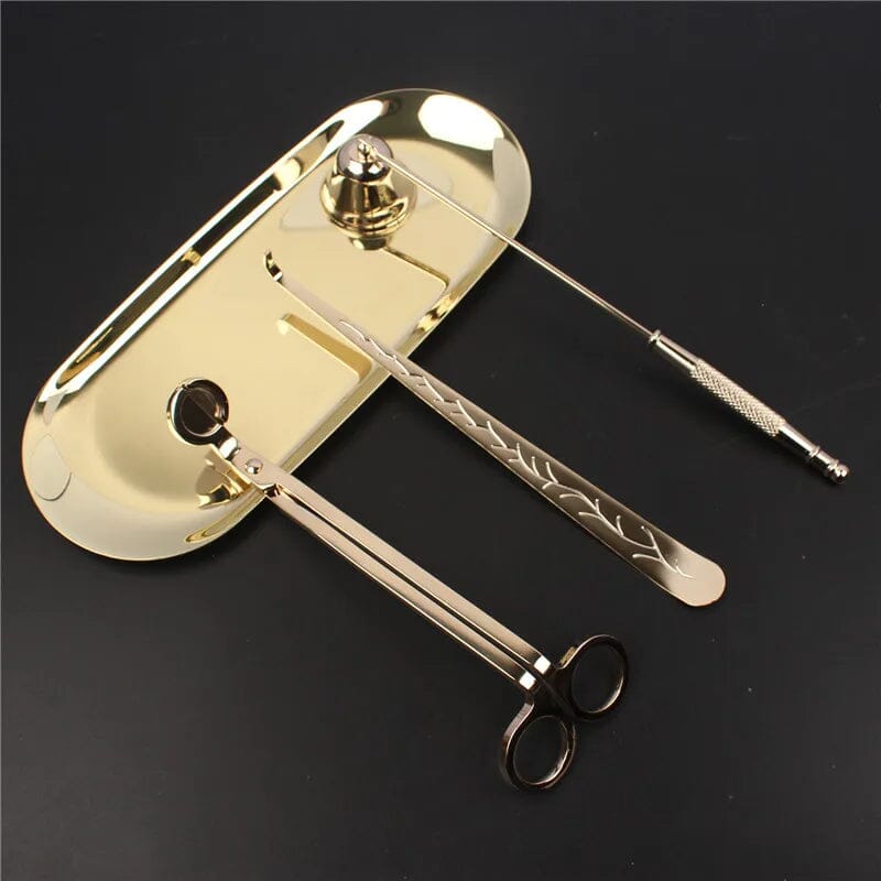 Kit Acessórios para Velas em Inox - Casa Farfelle