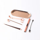 Kit Acessórios para Velas Rose Gold - Casa Farfelle