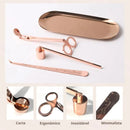 Kit Acessórios para Velas Rose Gold - Casa Farfelle
