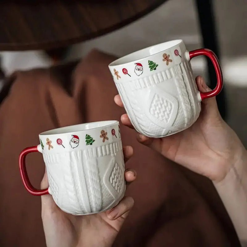 Kit Canecas de Natal Encantado  – 2 Peças - Casa Farfelle