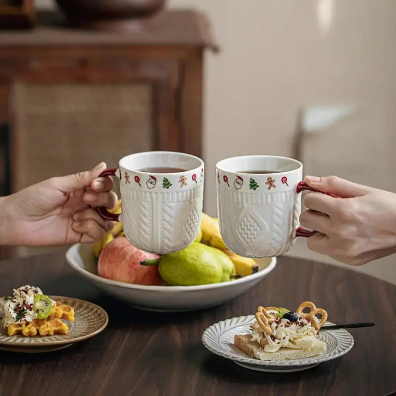 Kit Canecas de Natal Encantado  – 2 Peças - Casa Farfelle