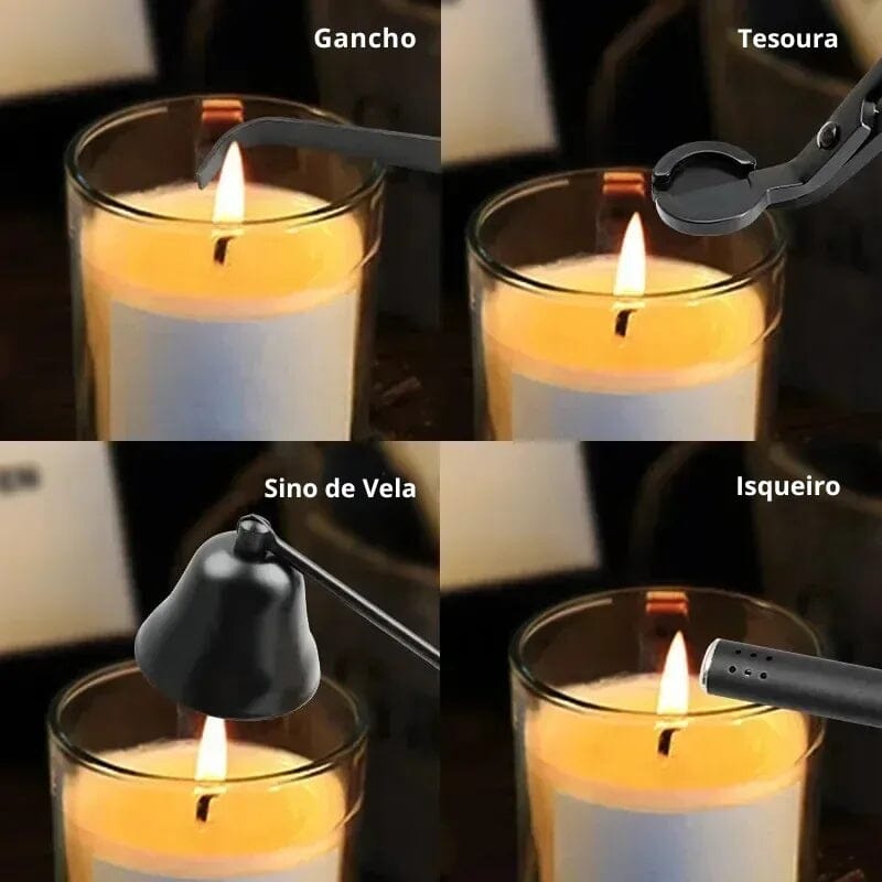 Kit de Acessórios para Velas Casa Splendida - Casa Farfelle