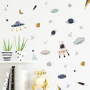 kit de Adesivo de Parede Alienígenas - Casa Farfelle
