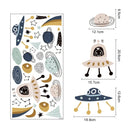 kit de Adesivo de Parede Alienígenas - Casa Farfelle