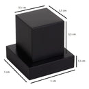 Kit Ducha Chuveiro 20×20cm Inox 304 Com Acabamentos Registros Preto/Cromado Para Chuveiro Banheiro - Casa Farfelle