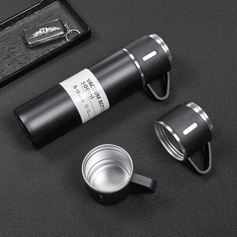 Kit Garrafa Térmica e Xícaras Karaman - Casa Farfelle