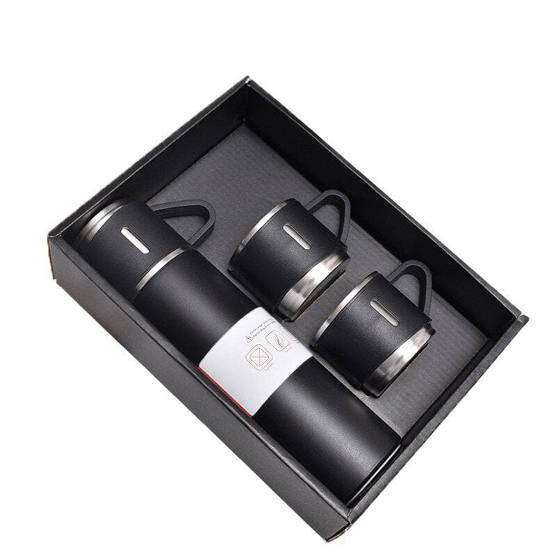 Kit Garrafa Térmica e Xícaras Karaman - Casa Farfelle
