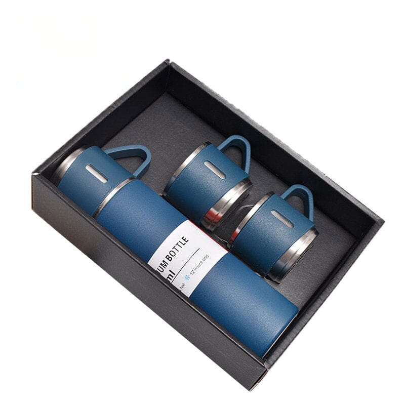 Kit Garrafa Térmica e Xícaras Karaman - Casa Farfelle