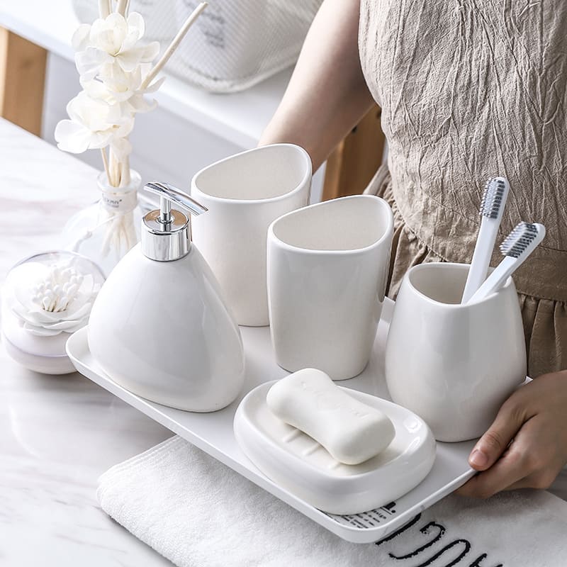 Kit Saboneteira Clay - Casa Farfelle