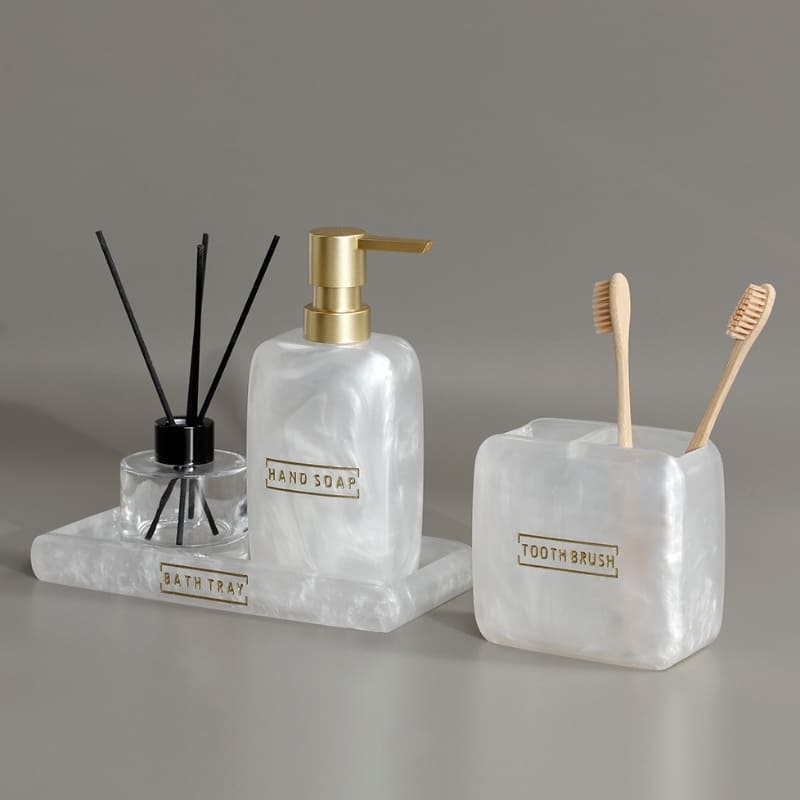 Kit Saboneteira Shine - Casa Farfelle