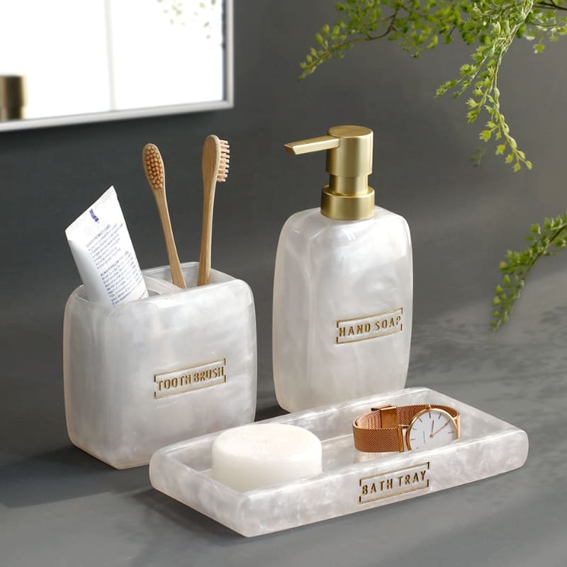 Kit Saboneteira Shine - Casa Farfelle
