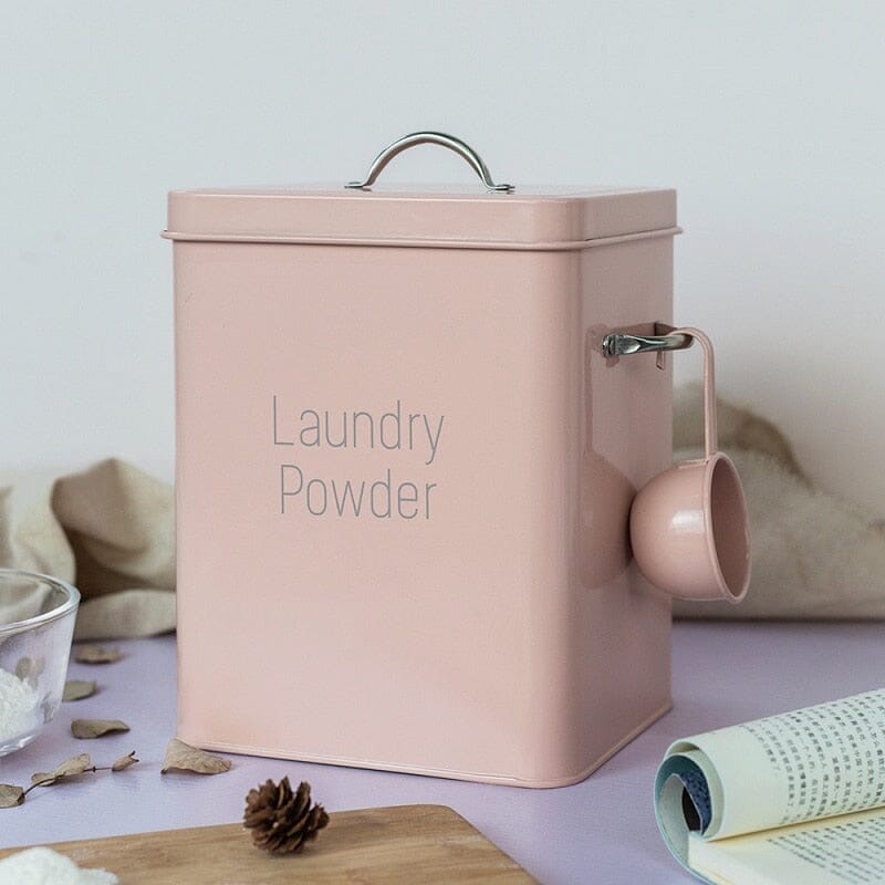 Lata de Armazenamento para Lavanderia Lino - Casa Farfelle