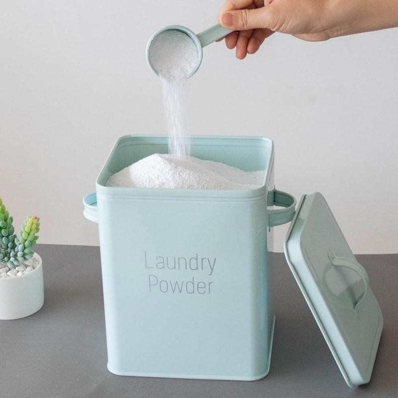 Lata de Armazenamento para Lavanderia Lino - Casa Farfelle
