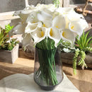 Lírio da Calla Artificial Grande para Decoração 4 Unidades - Casa Farfelle