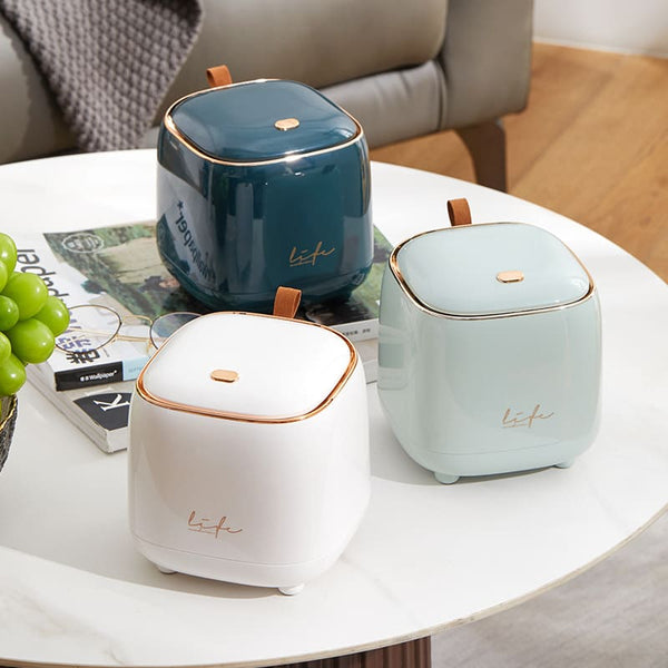 Lixeira de Mesa Luxo Decorativa Polihousi - Casa Farfelle