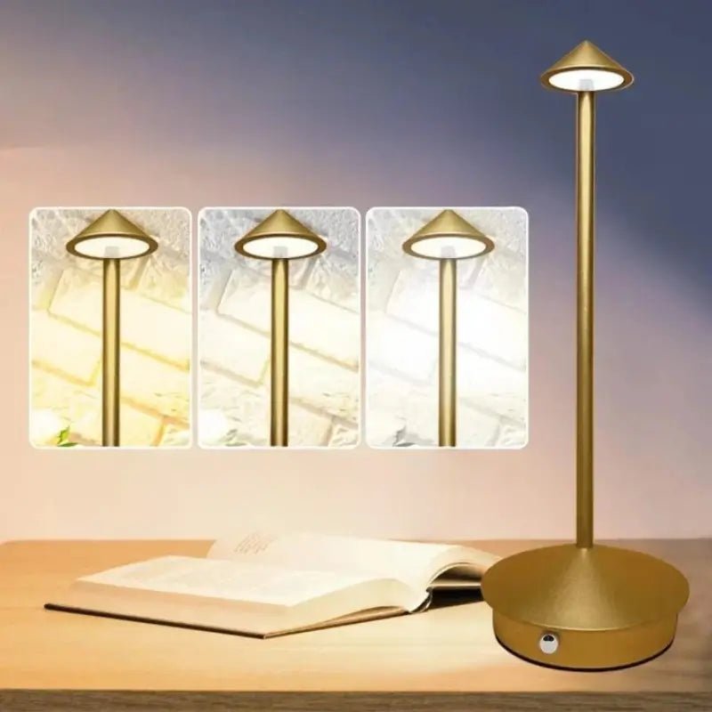 Luminária de Mesa Decorativa Sem Fio Recarregável - Casa Farfelle